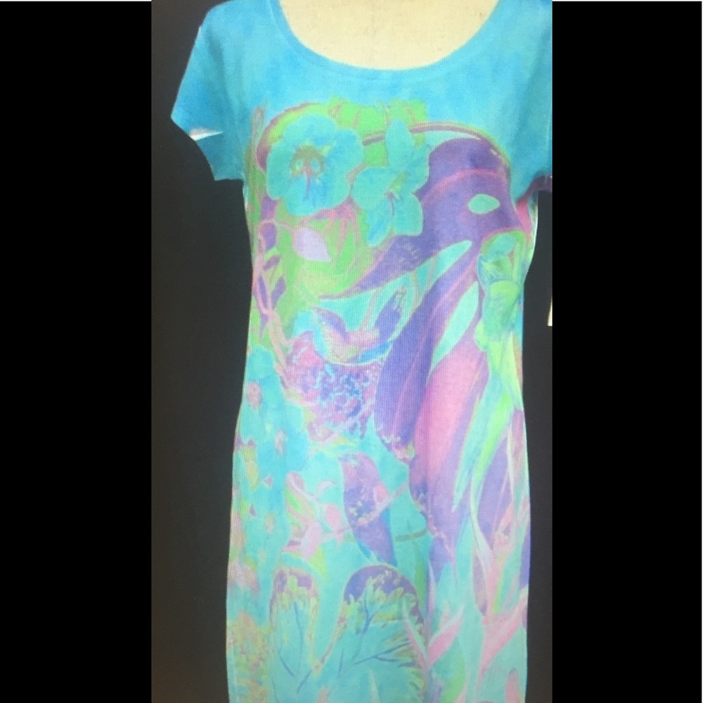 Guy Harvey Geo floral dress size XL🌸